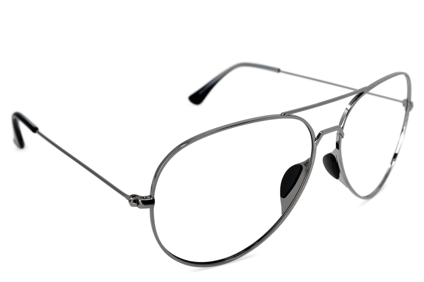 Alternative view of Tangle Free Aviator Small Rx   Gunmetal