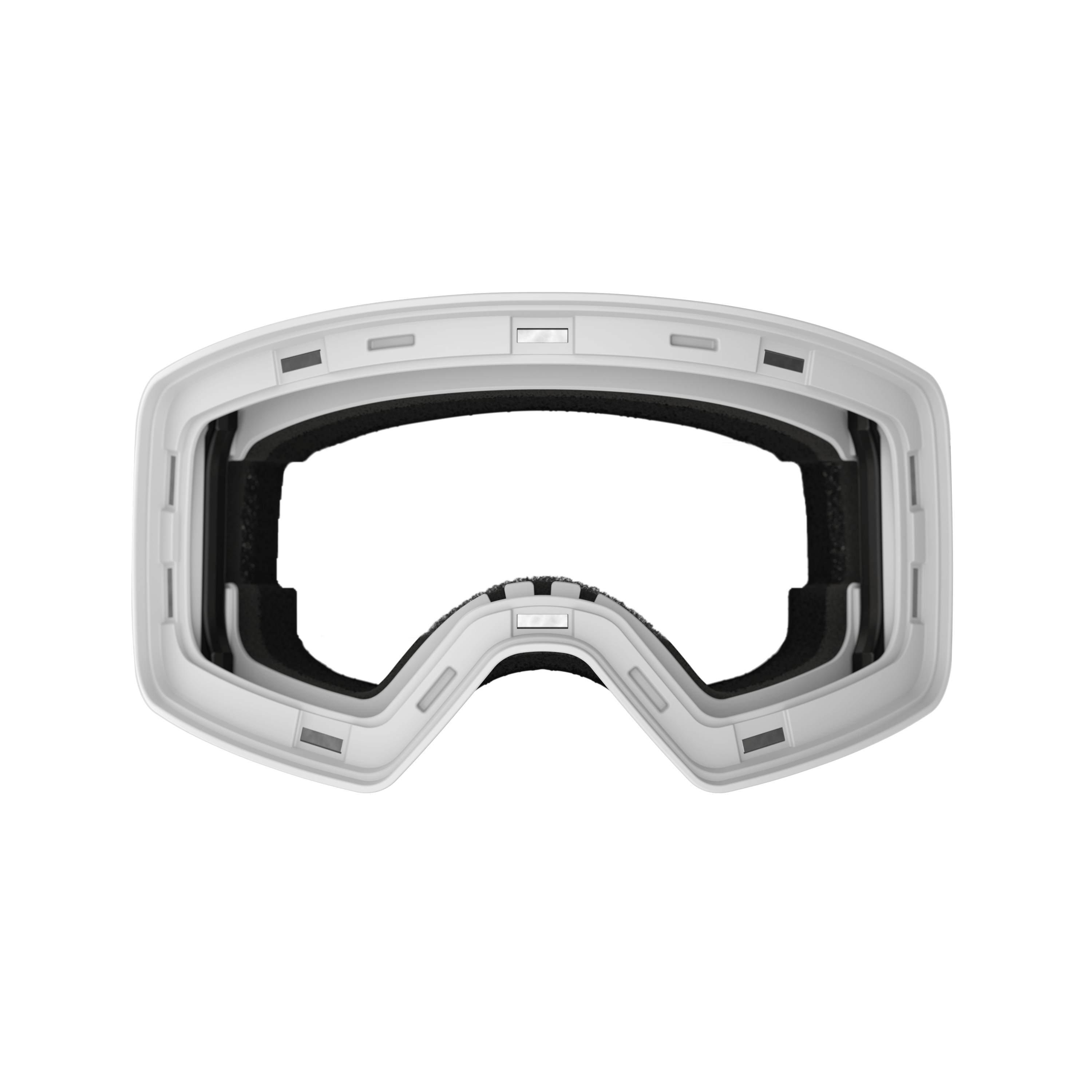 Alternative view of Frontier Snow Goggle   White Magnetic Frame + Strap (Lens Not Included)