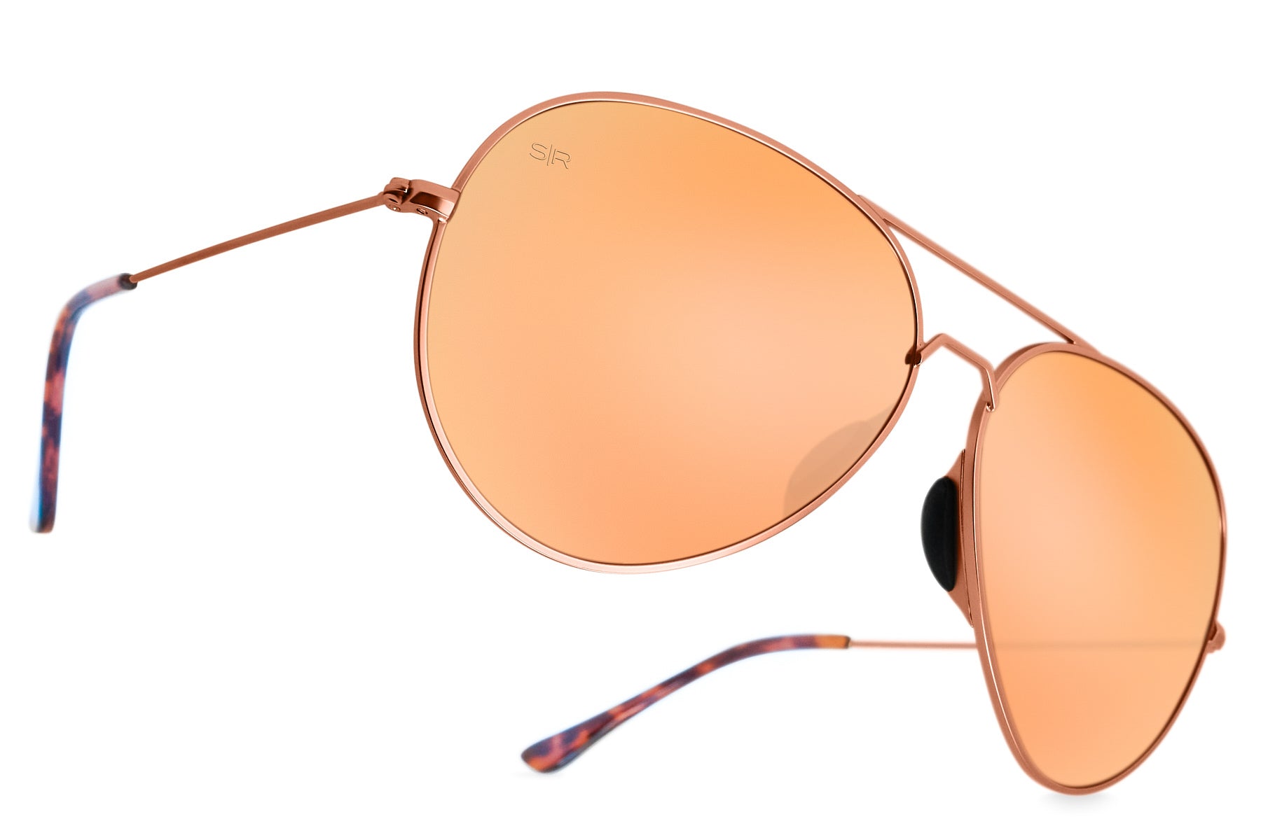 Tangle Free Aviator   Peach Polarized